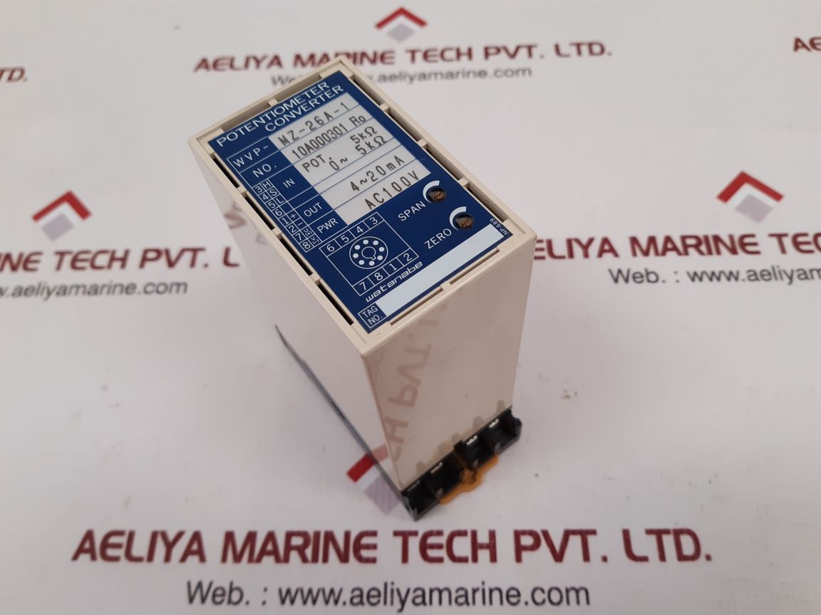 Watanabe wvp-mz-26a-1 potentiometer converter