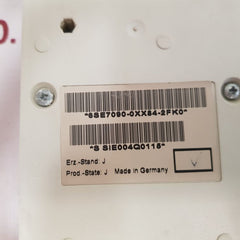 Siemens 6Se7090-0Xx84-2Fk0 Operator Panel