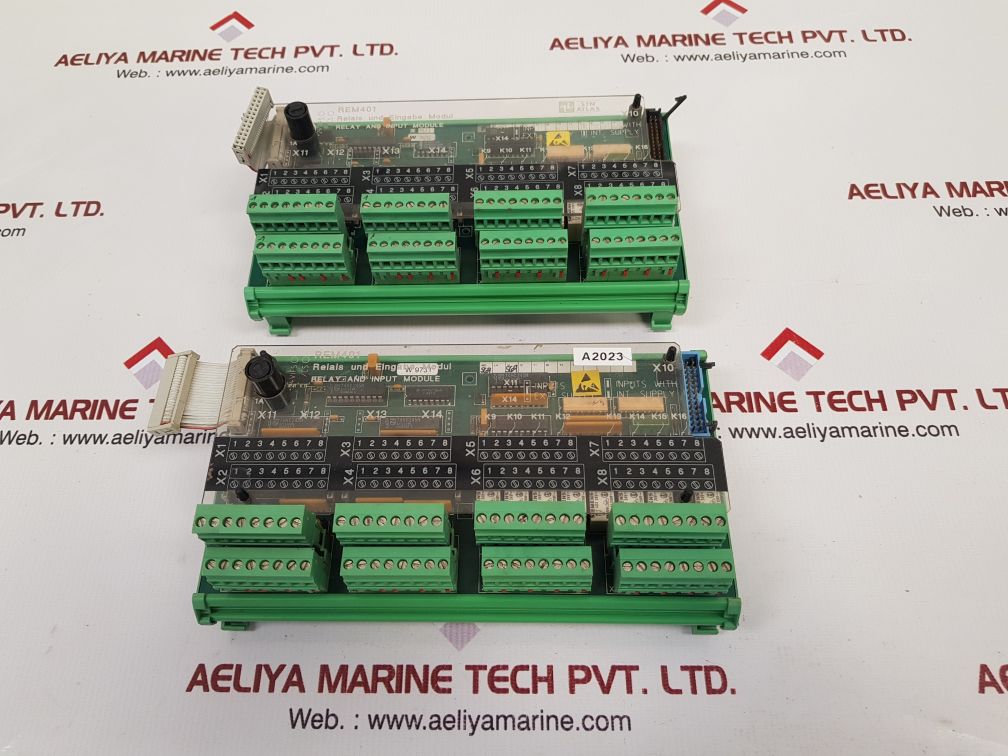 Stn atlas elektronik rem 401 relay and input module 271.123 854/e USed 