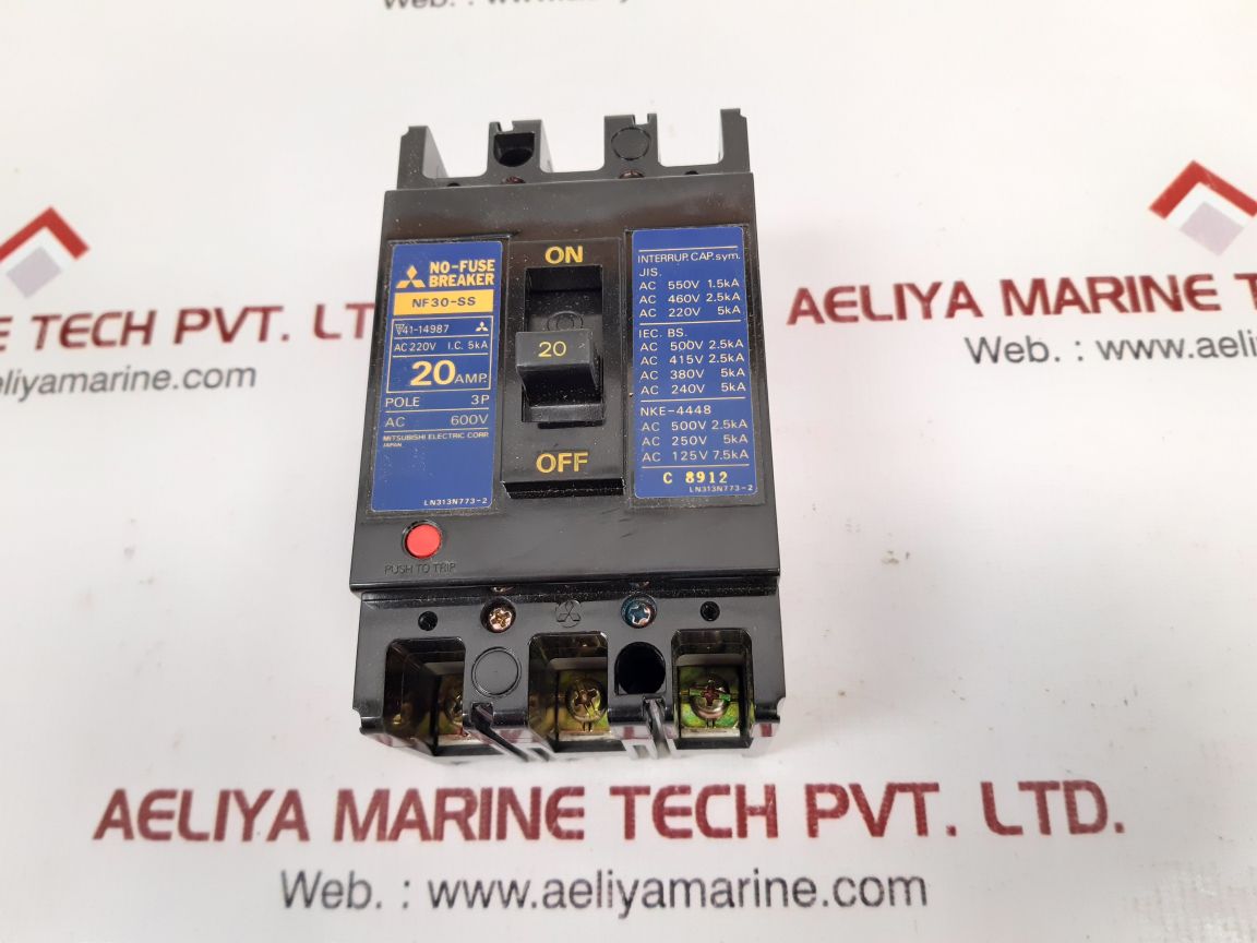 Mitsubishi Nf30-ss No-fuse Breaker 20A