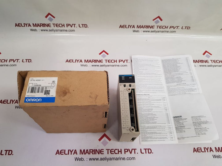 Omron Cs1W-ad081 A/D Unit Cs1W-ad081-v1