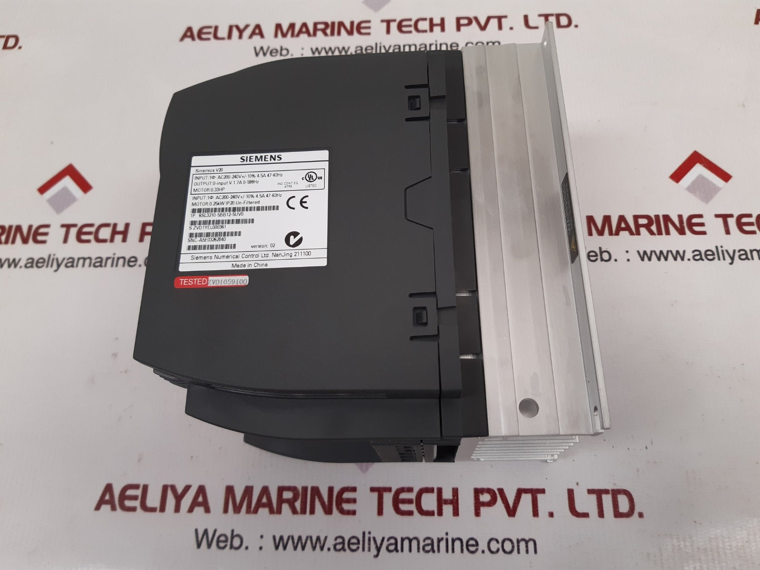 Siemens Sinamics V20 Industry Inverter 6Sl3210-5Bb12-5Uv0
