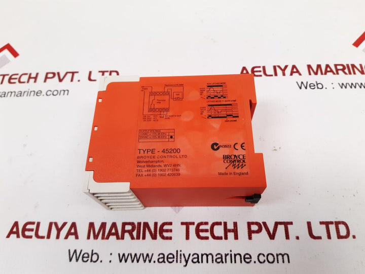Broyce Control 45200 Thermistor Relay New