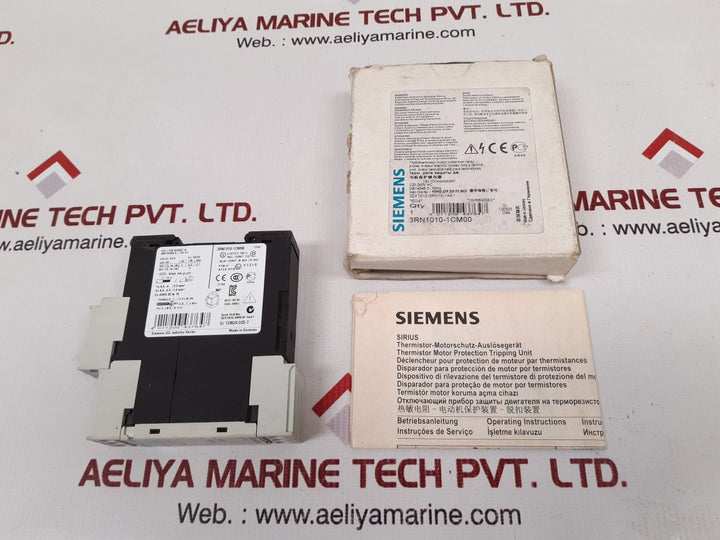 Siemens 3Rn1010-1Cm00 Thermistor Motor Protection Relay