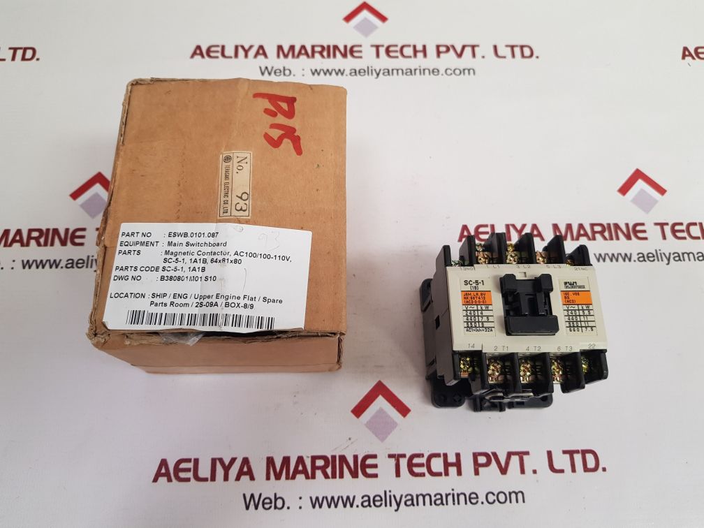 Fuji Electric Sc-5-1 [19] Magnetic Contactor Sc20Aa New
