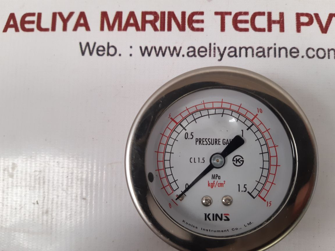 Konics Instrument Ss-3071 Pressure Gauge