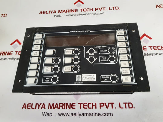 Kongsberg maritime 8100259 watch bridge unit display