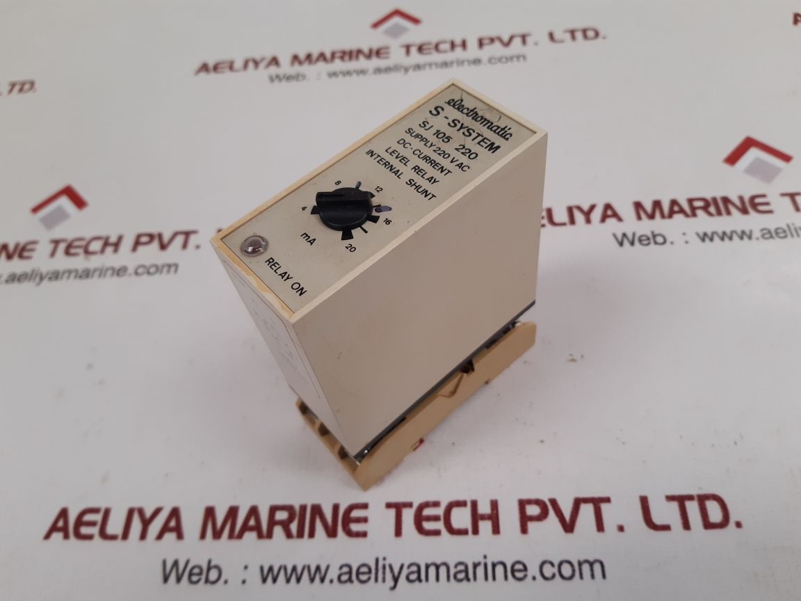 Electromatic Sj 105 220 Dc- Current Level Relay