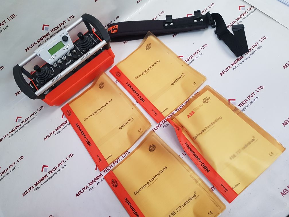 Hbc-radiomatic fse 727 radio receiver+spectrum 3 crane remote control set