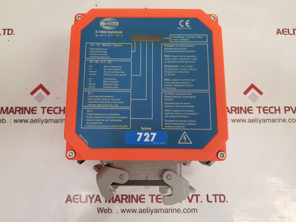 Hbc-radiomatic fse 727 radio receiver+spectrum 3 crane remote control set