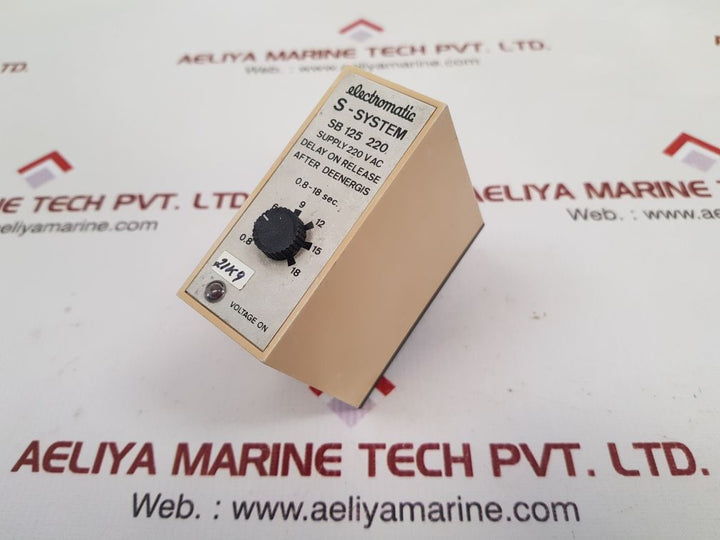 Electromatic Sb 125 220 S-system Delay On Release Used