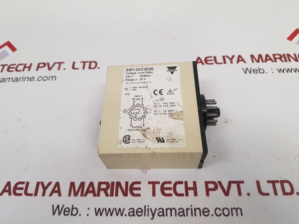Carlo Gavazzi Sm12523020 Voltage Level Relay
