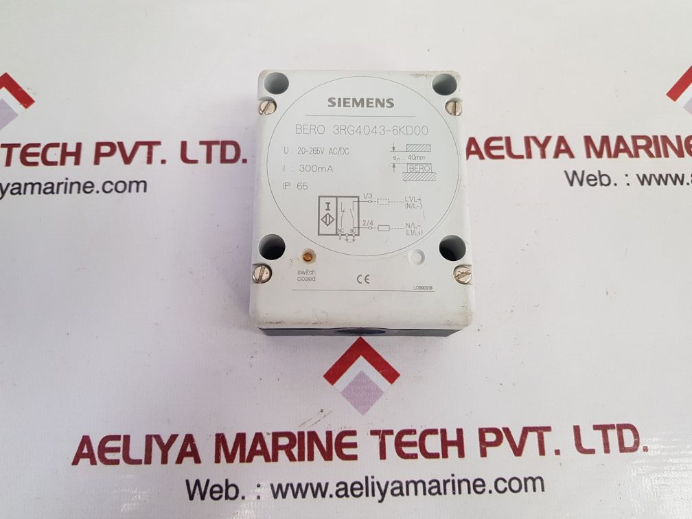 Siemens bero 3rg4043-6kd00 inductive proximity switch