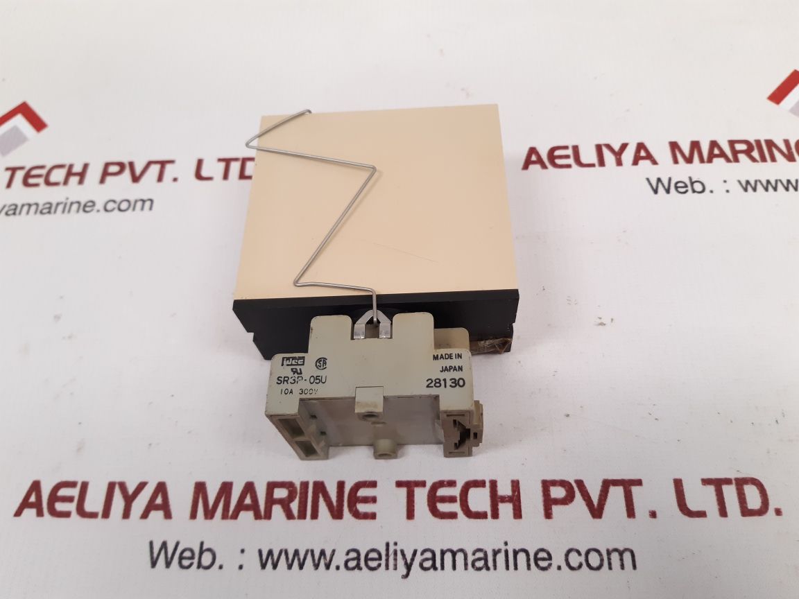Electromatic sa 205 724 delay on operate with idec sr3p-05u relay base 
