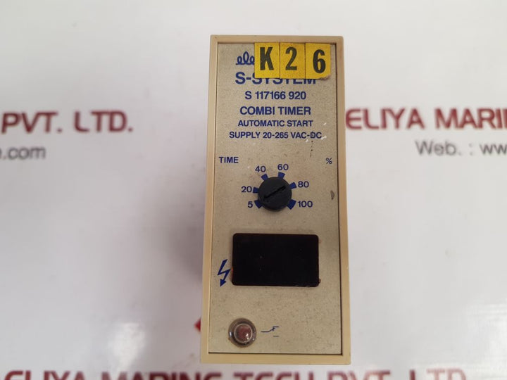 Electromatic s 117166 920 combi timer 20-265 vac-dc