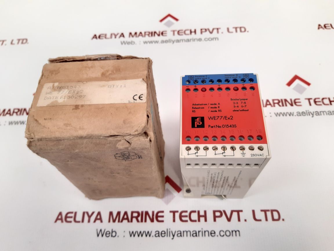 Pepperl + fuchs we77/ex2 isolated switch amplifier 