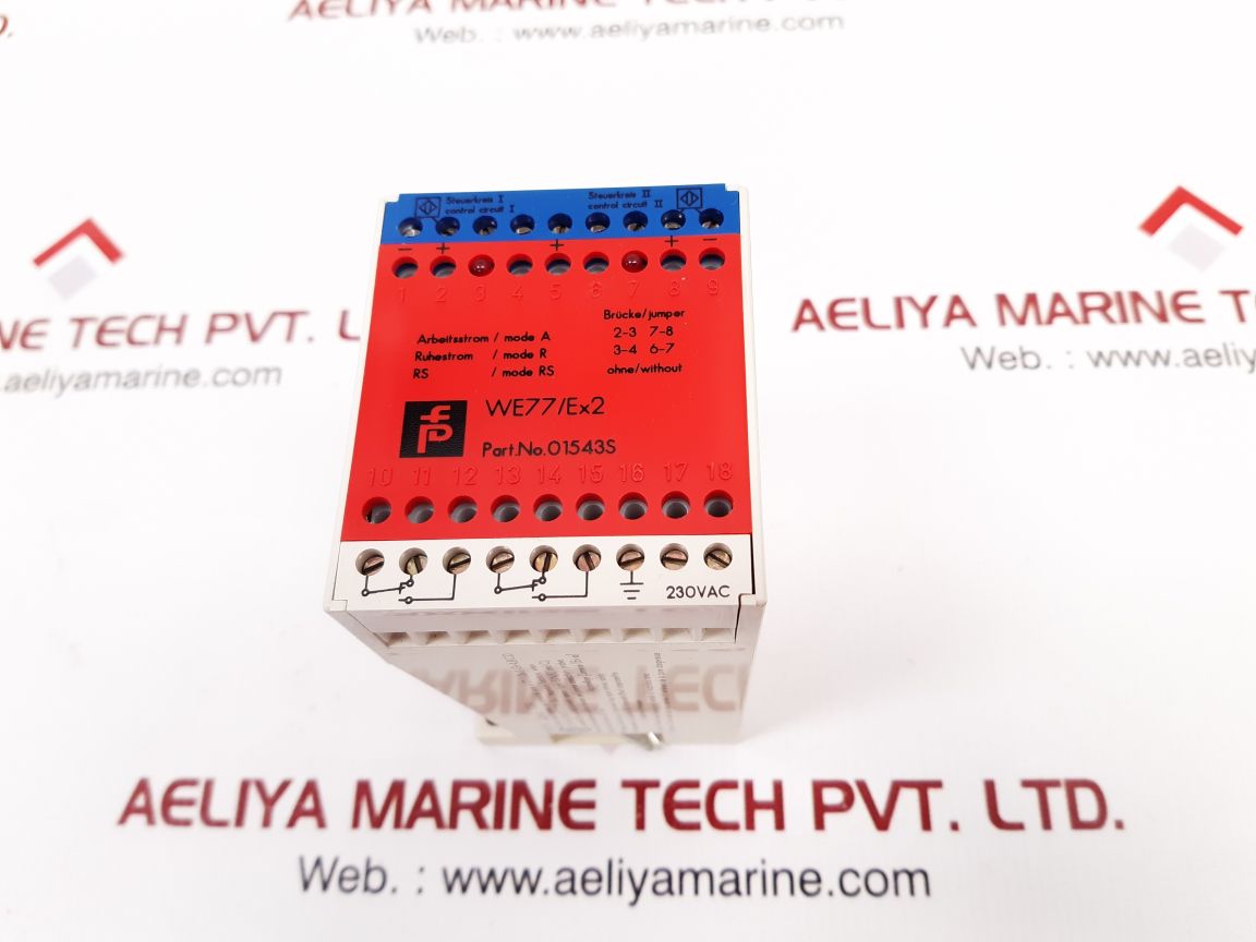 Pepperl + fuchs we77/ex2 isolated switch amplifier 