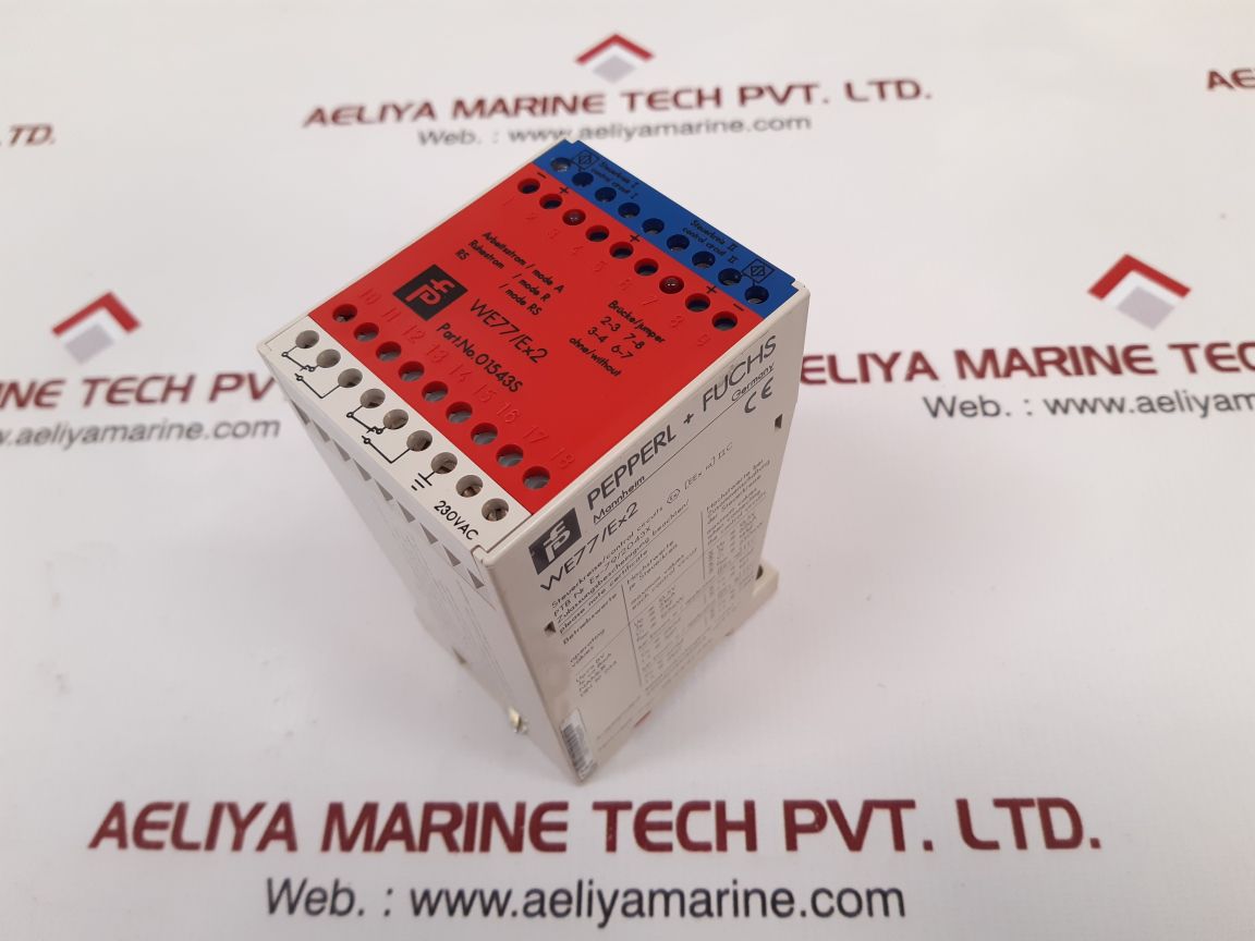 Pepperl + fuchs we77/ex2 isolated switch amplifier 