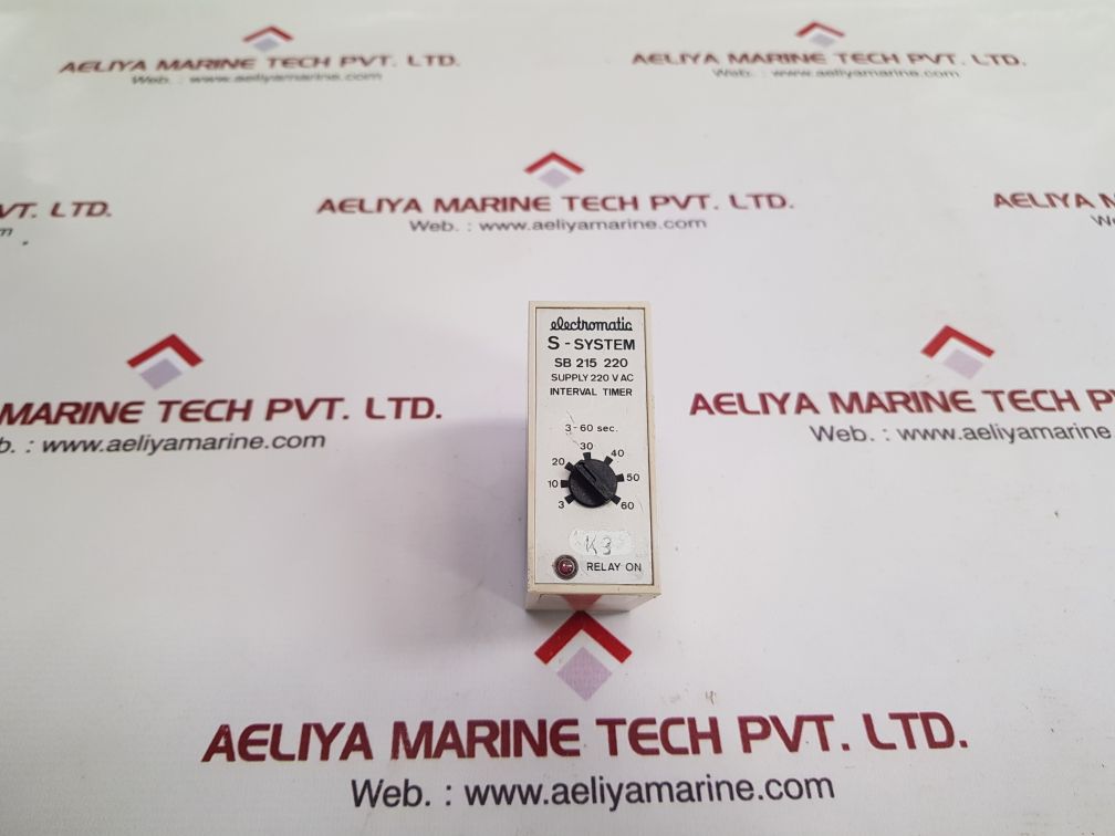 Electromatic sb 215 220 interval timer