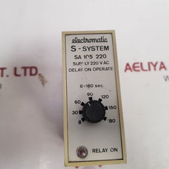 Electromatic sa 105 220 delay on operate with base 