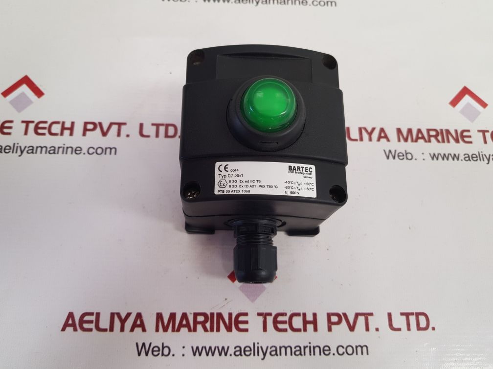 Bartec 07-351 emergency push button New