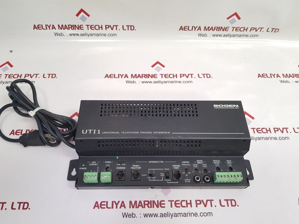 Paging Interface Bogen Communications Uti1 Universal Telephone Paging Interface – Aeliya ...