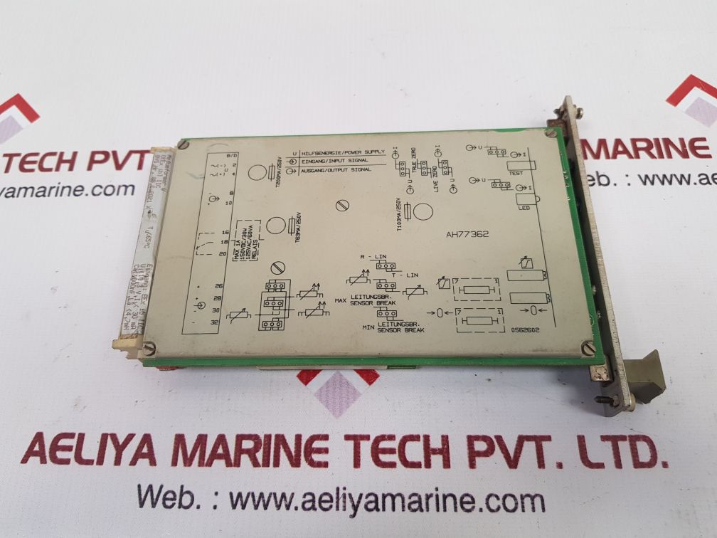 Apparatebau hundsbach ah77362 pcb card ah 77362-f4491-w121 