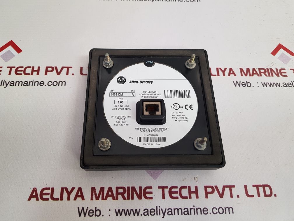 Allen-bradley 1404-dm powermonitor 3000 ser.a