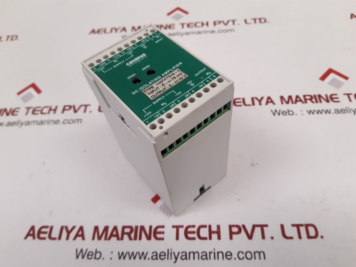Canopus 1mvvi7510-1 dc isolating amplifier