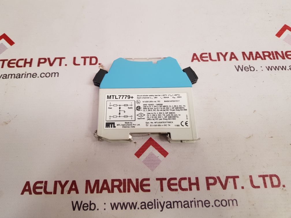 Mtl 7779+ shunt diode safety barrier