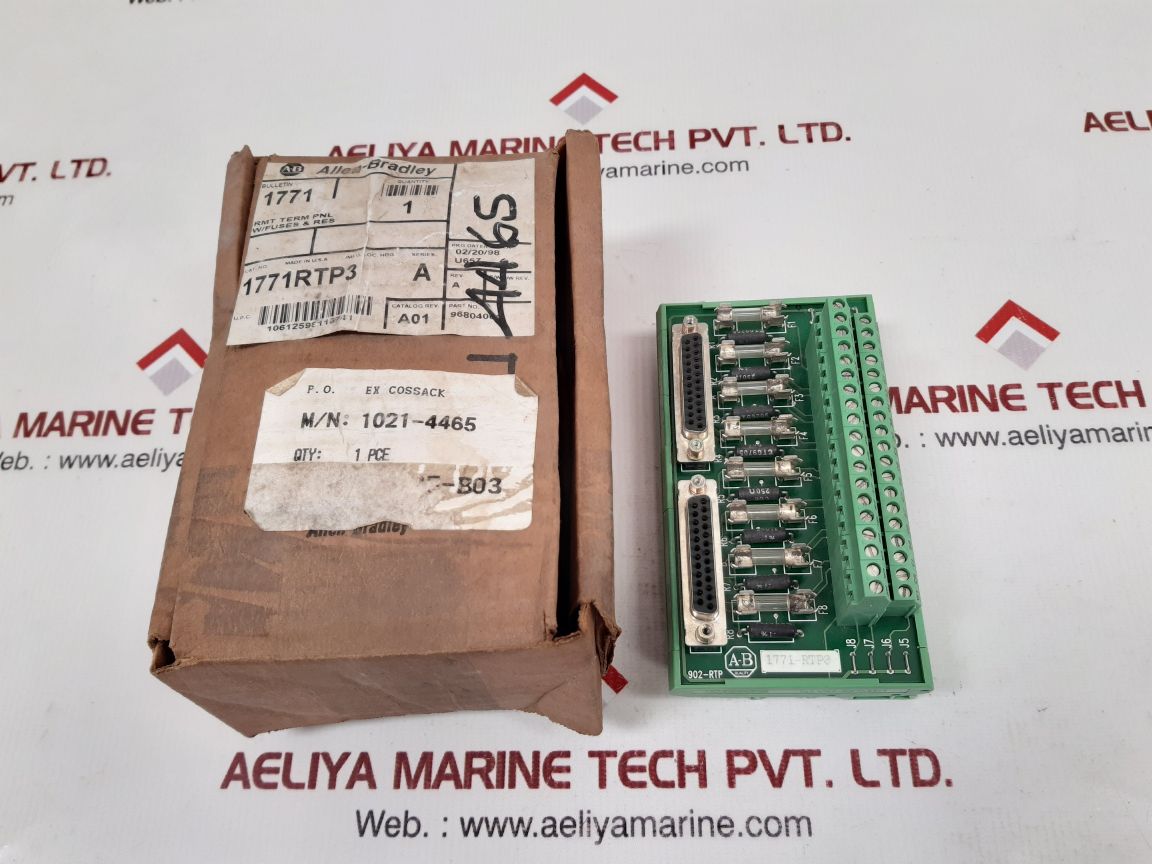 Allen-bradley 1771-rtp3 ser.a remote termination panel 