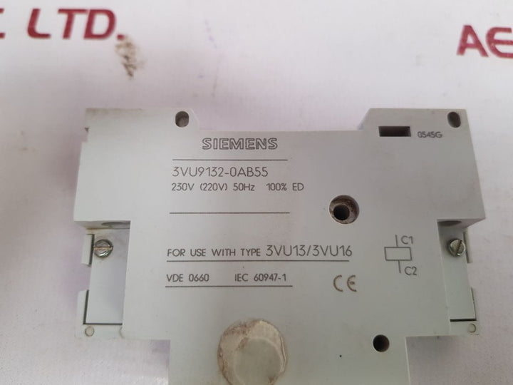 Siemens 3vu9132-0ab55 shunt release