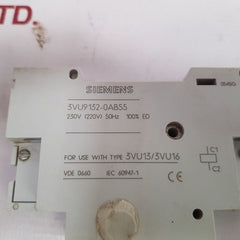 Siemens 3vu9132-0ab55 shunt release