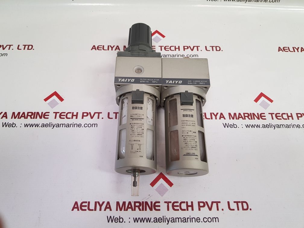 Taiyo efr-15 filter regulator with eal-15 air lubricator
