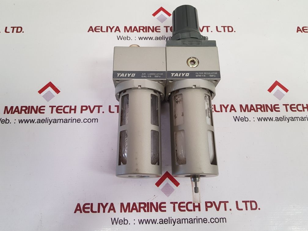 Taiyo efr-15 filter regulator with eal-15 air lubricator