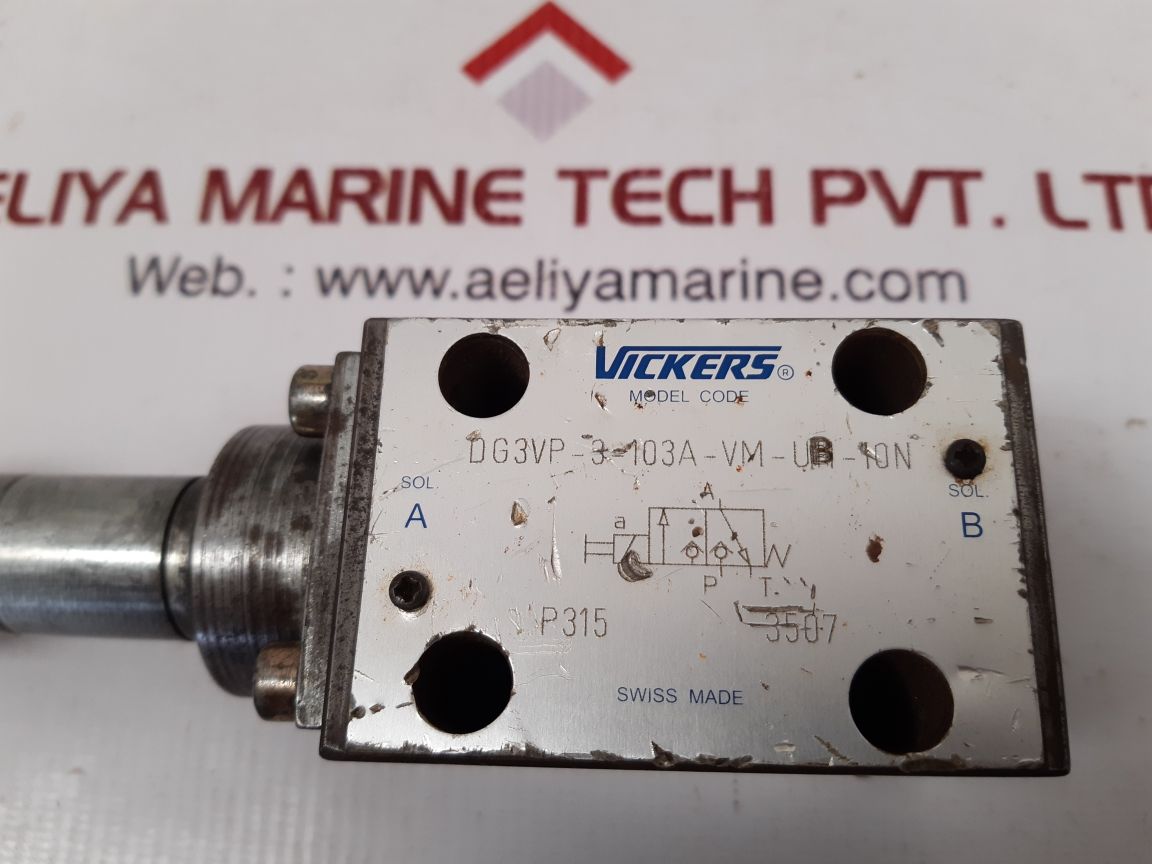 Vickers dg3vp-3-103a-vm-ub-10n valve 