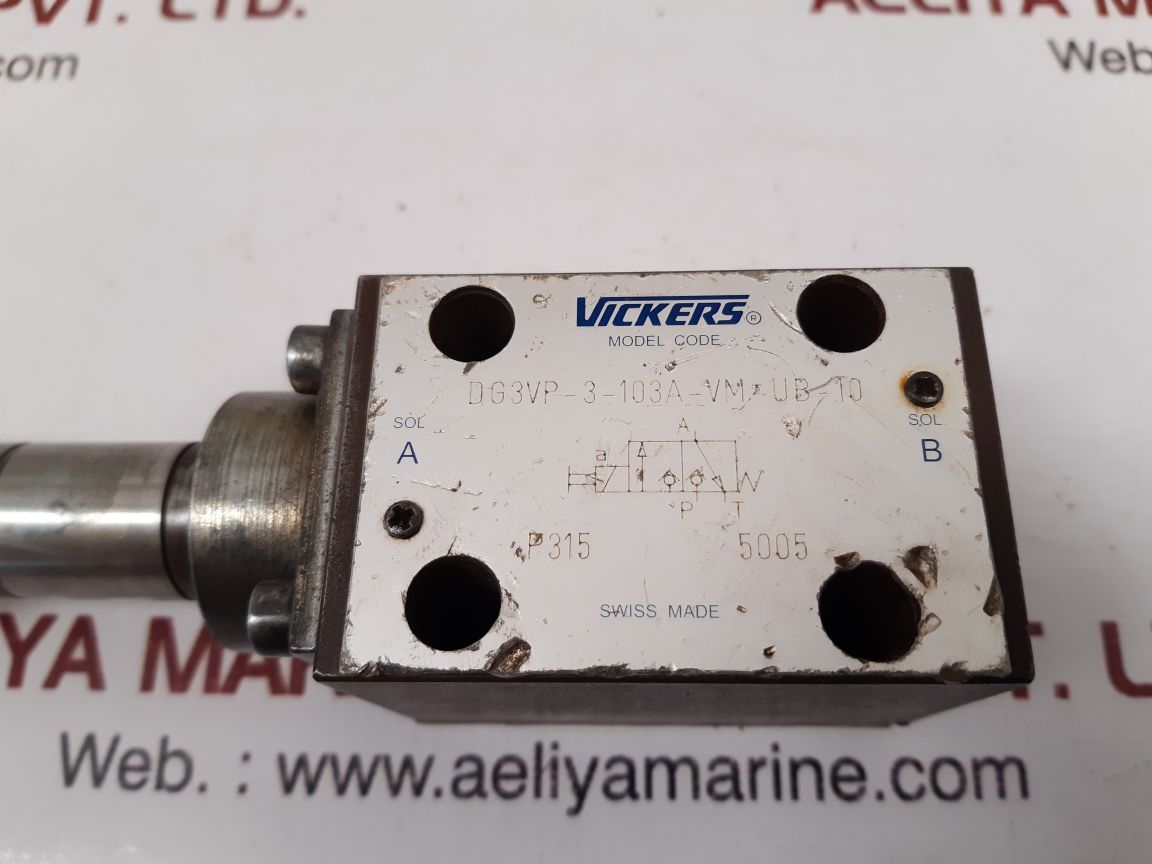 Vickers dg3vp-3-103a-vm-ub-10 valve 