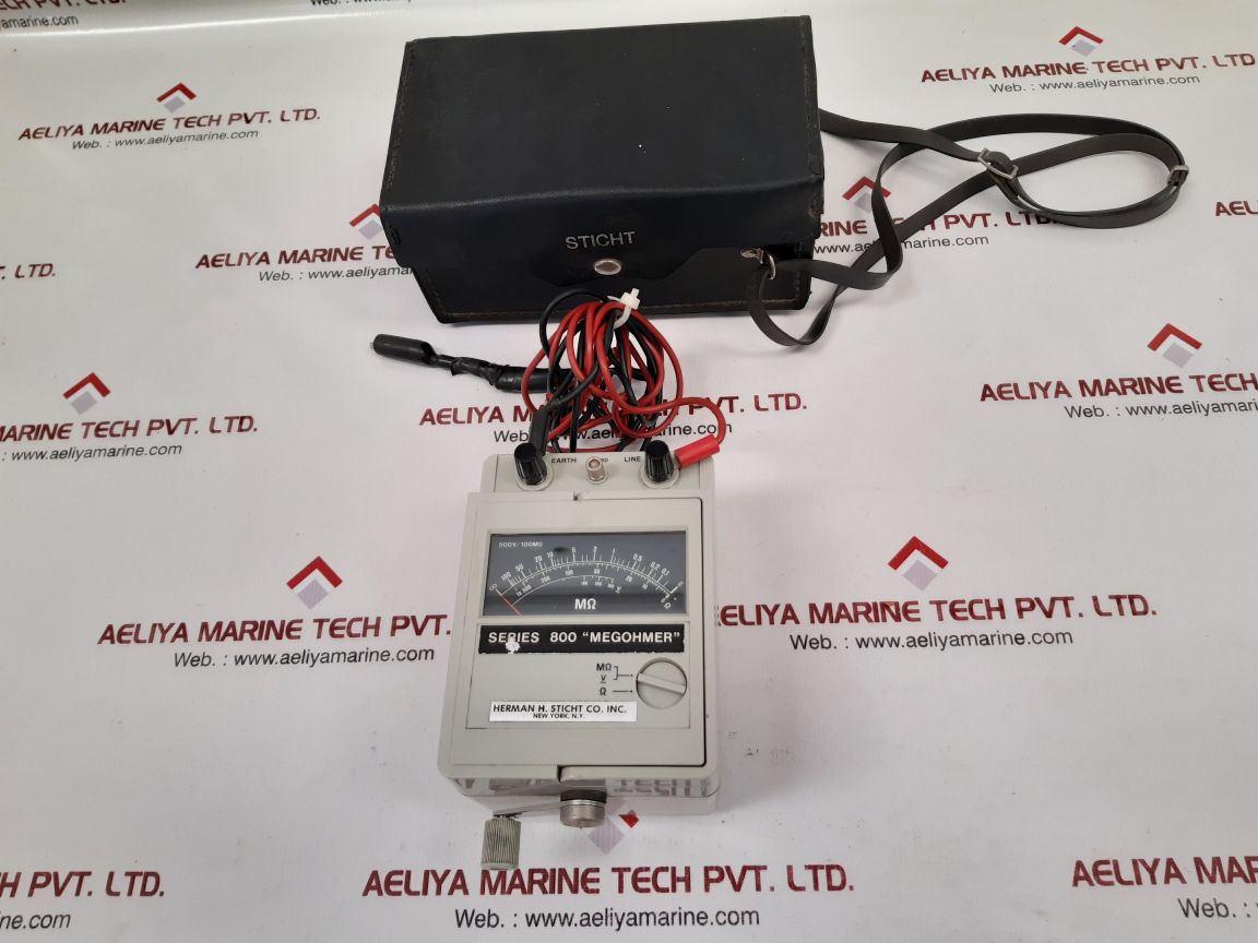 Herman H. Sticht Series 800 “Megohmer”