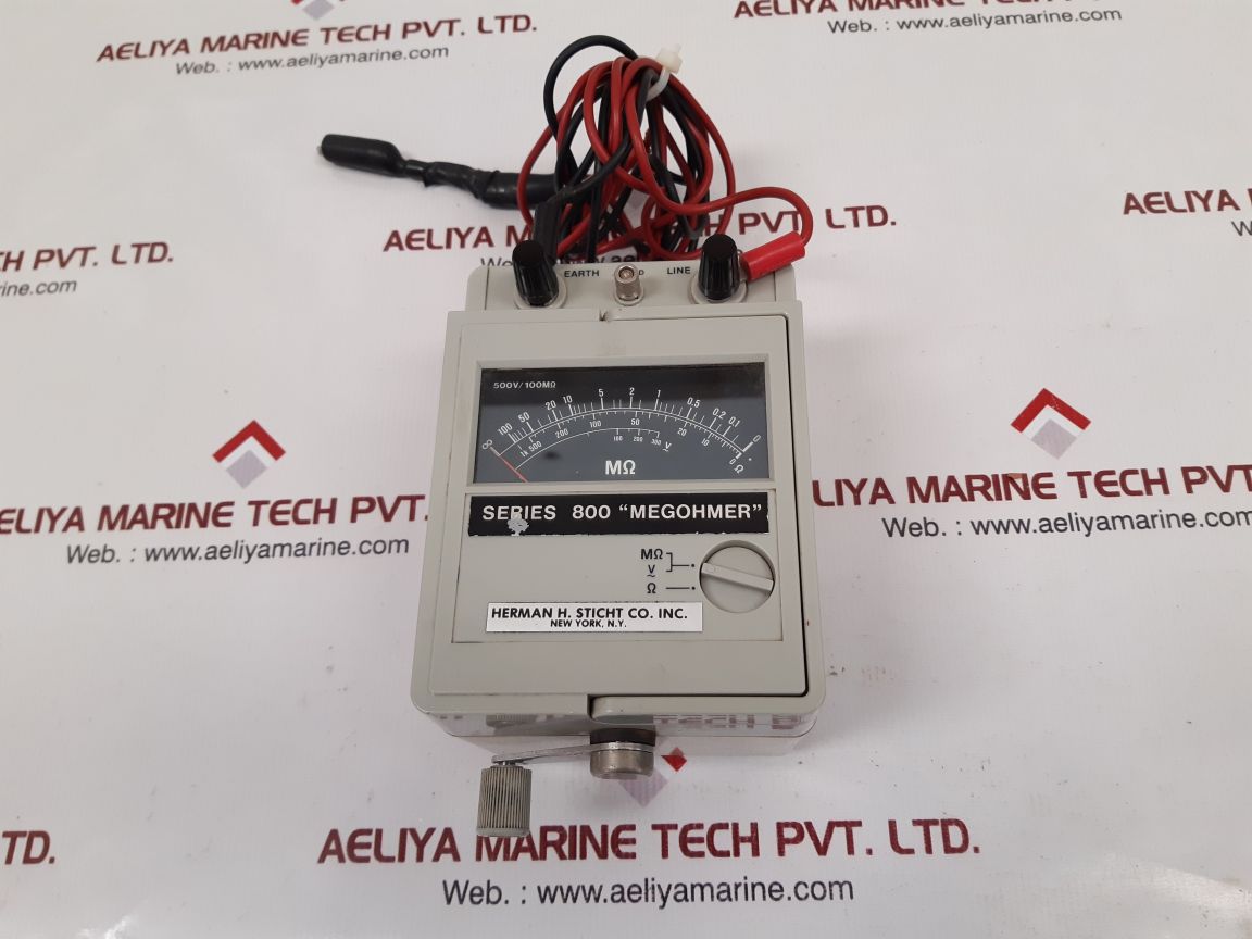 Herman H. Sticht Series 800 “Megohmer”