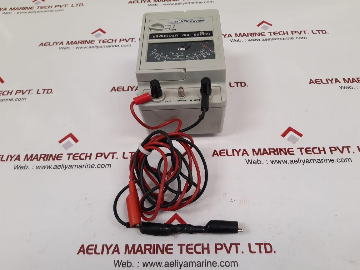 Herman H. Sticht Series 800 “Megohmer”