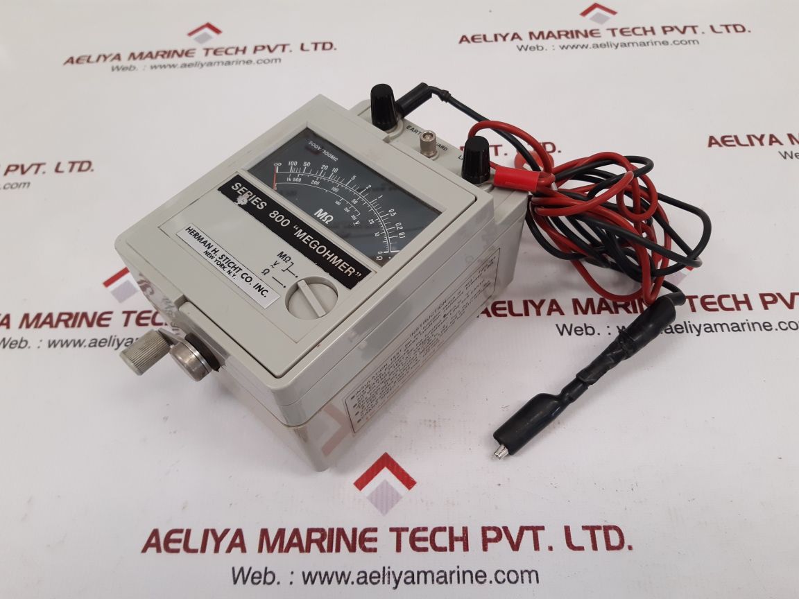 Herman H. Sticht Series 800 “Megohmer”