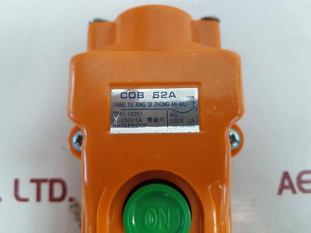 Cob 62a push button switch pendant control station 41-15351
