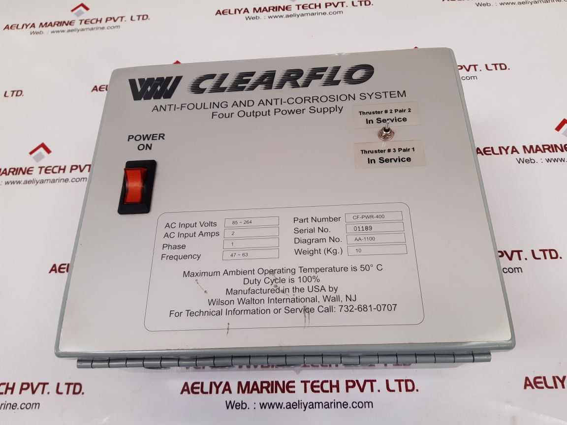 Wilson walton cf-pwr-400 four output power supply