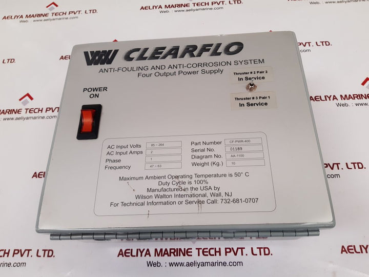 Wilson walton cf-pwr-400 four output power supply