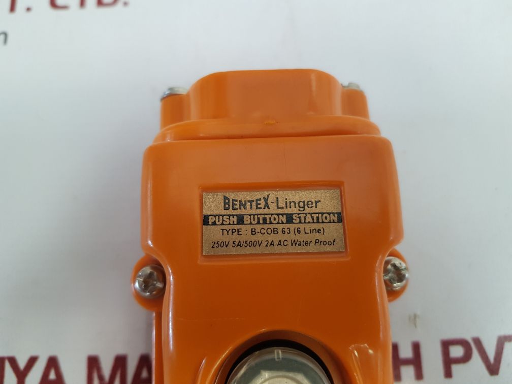 Bentex-linger b-cob 63 (6 line) push button station
