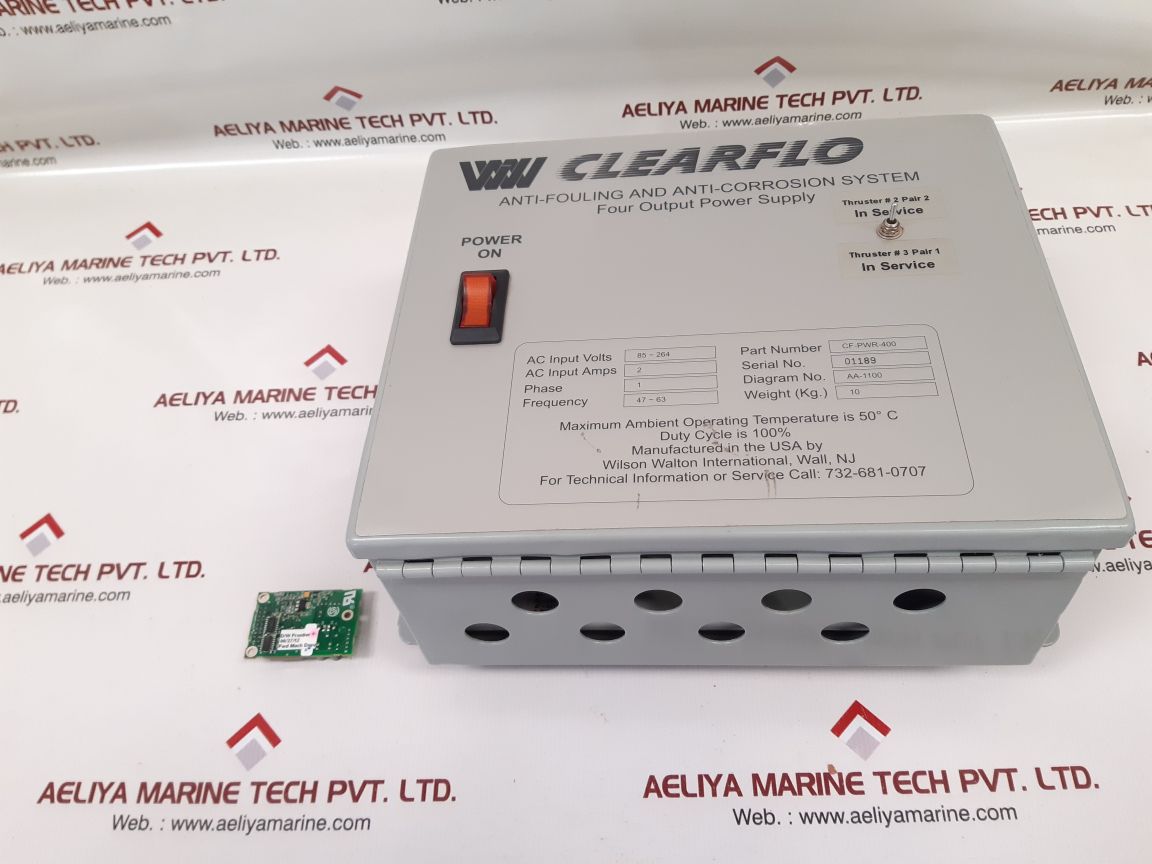 Wilson walton cf-pwr-400 four output power supply