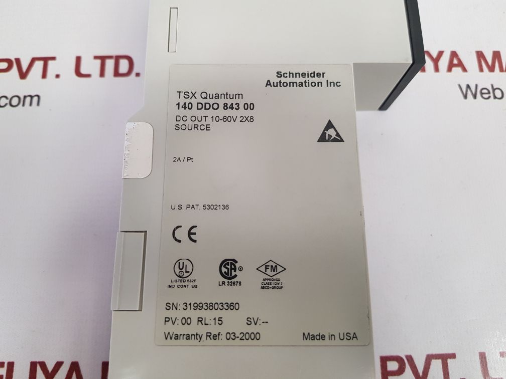 Schneider 140 ddo 843 00 output card
