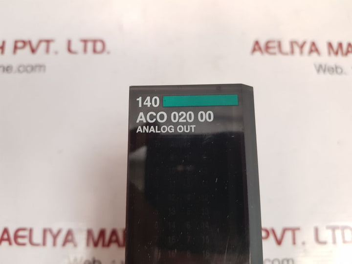 Schneider 140 aco 020 00 analog output module