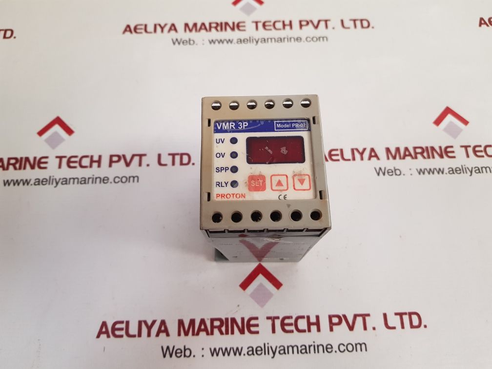 Proton vmr 3p proton voltage monitoring relay pr-07 Used
