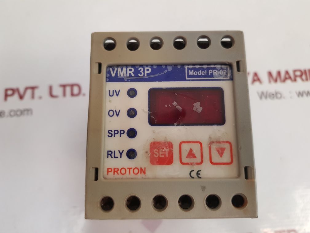 Proton vmr 3p proton voltage monitoring relay pr-07 Used
